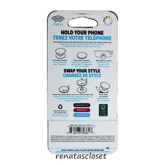 PopSocket PopGrip Astral Cloud Cellphone Grip & Stand NIP - Picture 7 of 9